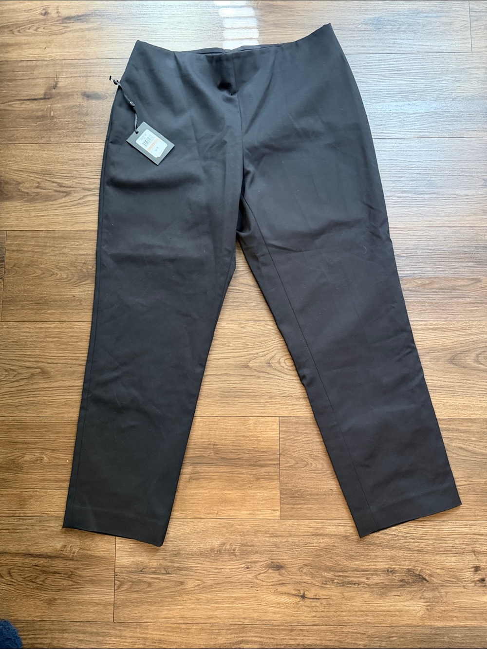 DKNY Black Tailored Straight-Leg Women's Pants